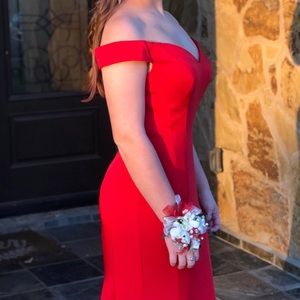 Mermaid style prom dress